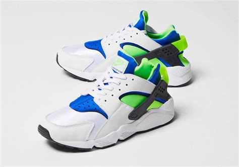 nike huarache groen geel|Green Huarache Shoes (4) .